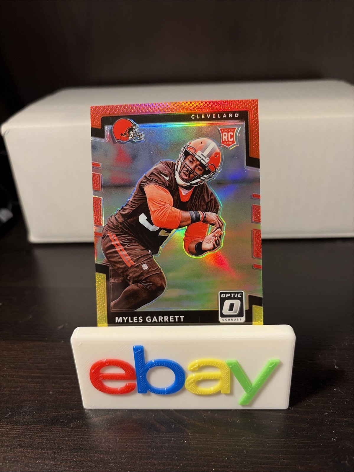 Myles Garrett 2017 Donruss Optic Rookie Red Yellow Parallel!!! DPOY!! Browns!