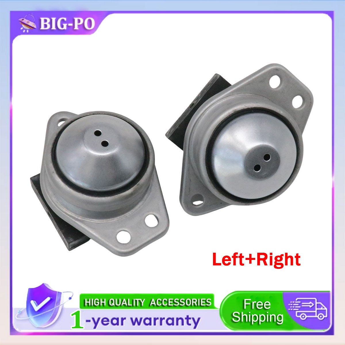 For Ferrari 458, 812, 812 GTS, GTC4 LH+RH FLEXIBLE ENGINE MOUNTING BUSH 2Pcs