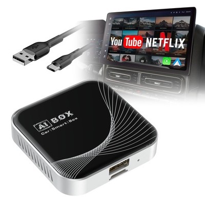 3-in-1 Wireless CarPlay Adapter & Android Auto Wireless Adapter, Plug & Play,...
