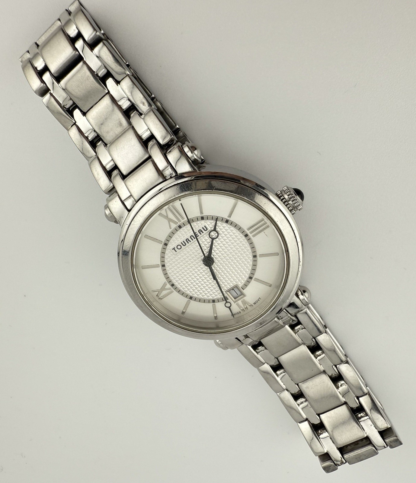 TOURNEUA STAINLESS STEEL QUARTZ LADIES HONDA AWARD 7 1/4” WATCH K18B