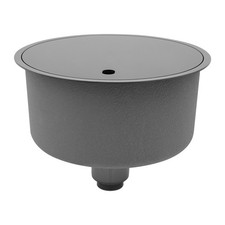 Lavello cucina acciaio inox tondo 40 cm incasso con accessori lavello cucina