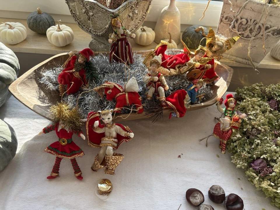 Koestel Märchenfiguren Rauschgoldengel Brokat Glanzpapier Konvolut 10 Stück - Bild 2 von 4