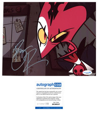 Brandon Rogers 'Helluva Boss' Signed 8x10 Photo 'Blitzo' ACOA