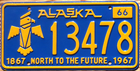 Item photo. Show Listing Details page. Listing 1966 Alaska License Plate Number Tag - NICE PLATE