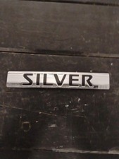 2007-2018 Chevy Silverado Door Tailgate Chrome Emblem Badge Lettering Silver Oem 2007-2018 Chevy Silverado Door Tailgate Chrome Emblem Badge Lettering Silver Oem