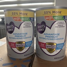2 Pack - Parent  s Choice Advantage Premium Infant Formula  36 oz Can  Dual HMO
