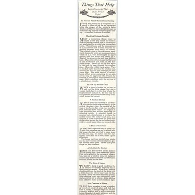 Little Discoveries that Have Proved Useful 3x12 1913 Original Article FL6-8