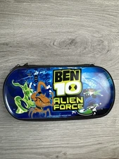 Ben 10 Alien Force PSP Case W/ Charger - Screen Protector & 2 Umd Cases