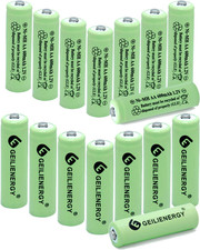 AA Ni-Mh 600Mah 1.2V Double a Pre-Charged Rechargeable Batteries Forgarden Lands