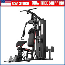 Fitness Reality Multifunctional Home Gym Equipment Full Body Workout Station with Pulley System