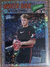 Topps Heritage 2026 Kyle Teel Rookie Parallel #182 Chicago White Sox Card