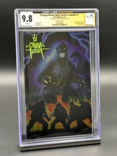 Teenage Mutant Ninja Turtles x Godzilla #1 CGC 9.8 JSA (2025) Signed Zavala FOIL