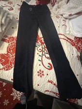 Hartmeyer Saddlery Girls 8 Long Pants Equestrian Riding Britches Navy Lucky Jod