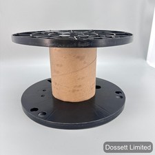 Empty Wire Rope Spool 11.75" OD 5" ID Plastic Cable Reel Industrial