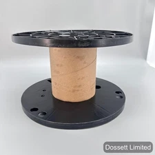 Empty Wire Rope Spool 11.75" OD 5" ID Plastic Cable Reel Industrial