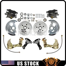 Front Spindle & Disc Brake Kit For 1964-72 Chevelle 1967-69 Camaro 1968-74 Nova