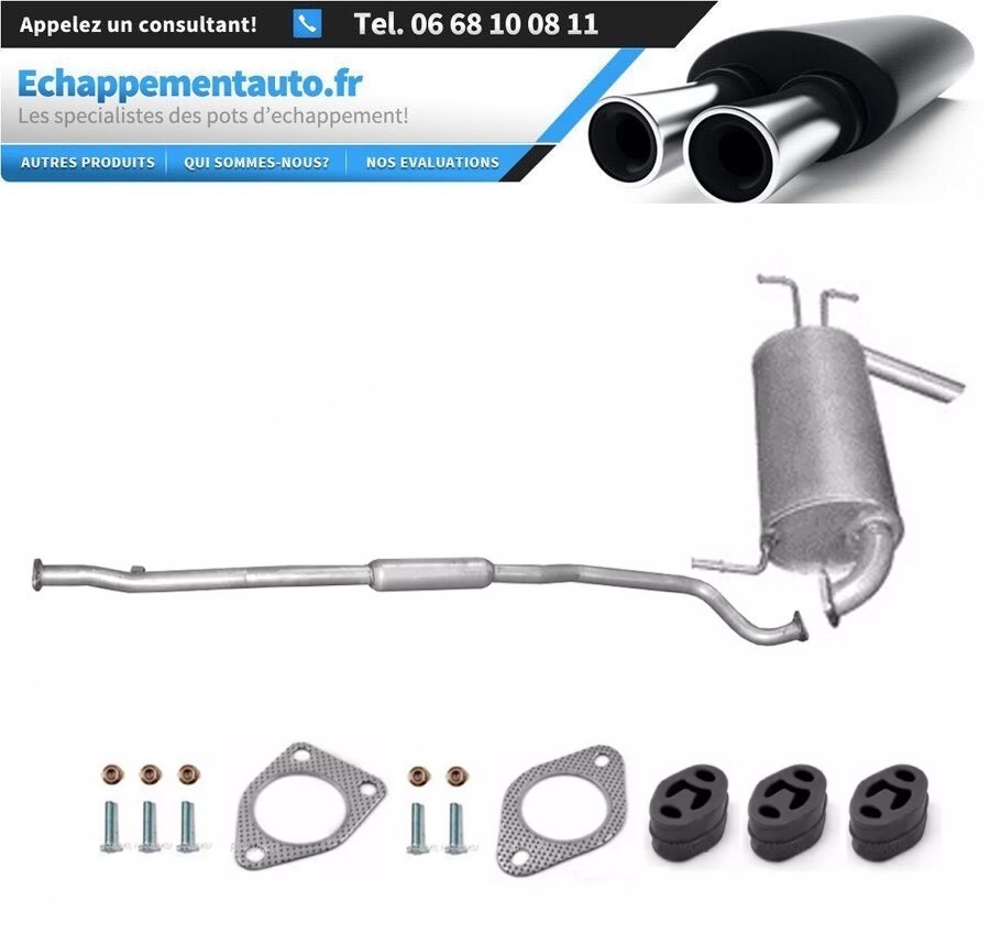 Échappement Mitsubishi Outlander 2.0 2.4 4x4 pot de détente et silencieux MN135647
