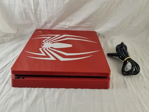 Sony PS4 Slim 1TB Spider-Man Limited Edition Console W Low Firmware 9.6 RARE