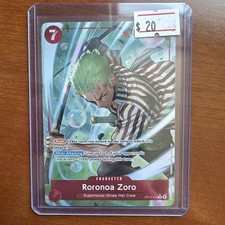Roronoa Zoro - (Alternate Art) OP14-015 The Azure Sea's Seven One Piece Foil NM