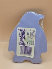 Vintage LISA FRANK Small Purple Penguin Note Pad w Pencil Eraser READ