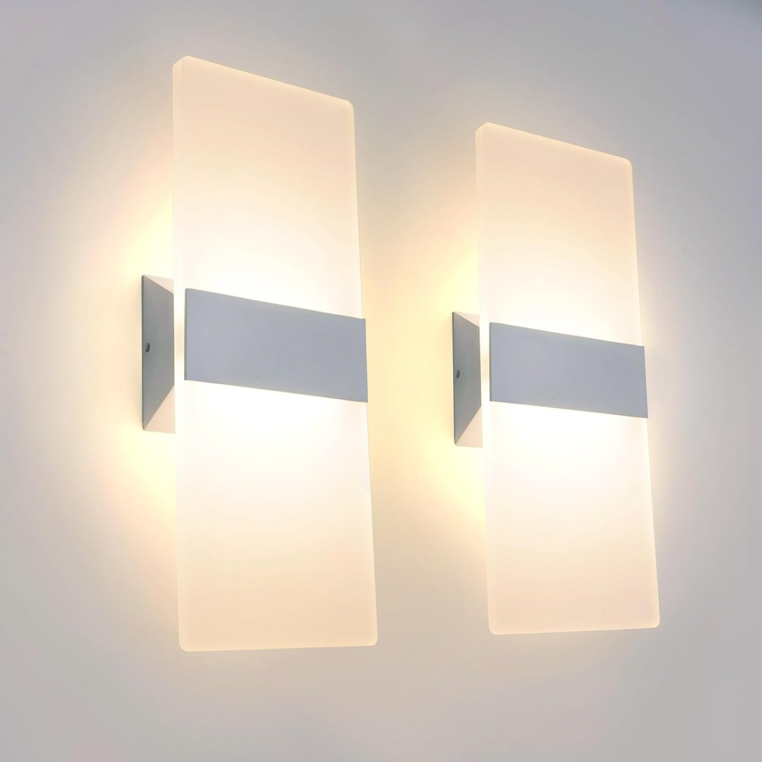Applique Design LED 12W Interno | Luce Calda 3000K Acrilico