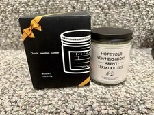 Soy Candle Housewarming Gift New Home Funny White Lid and Box Included