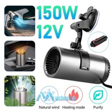 150W Electric Car Heater Portable Windshield Defogger Defroster w/ 360  Bracket