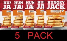 Hungry Jack BUTTERMILK COMPLETE Pancake  Waffle Mix 32 oz box - 5 PACK