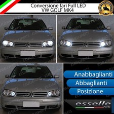 CONVERSIONE FARI FULL LED PER VOLKSWAGEN VW GOLF MK4 IV LED CANBUS H7 6000K