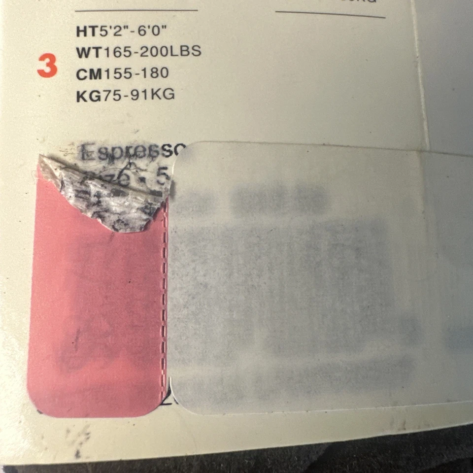 Hue Brown Opaque Tights Non Control Top Plus Size 5 Espresso/Brown New Old Stock - Image 4 of 4