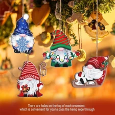 Gnomes Hanging Ornaments Christmas Tree Decoration for Decor Party Supplies