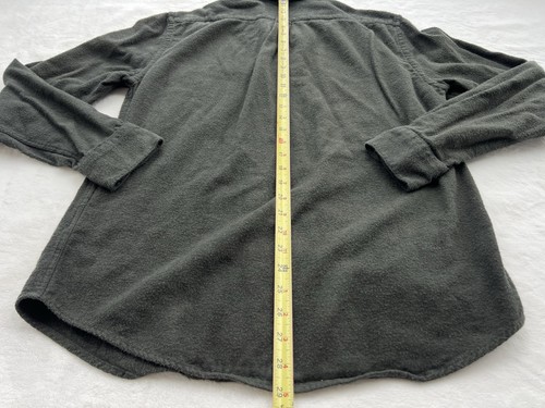 Portuguese Flannel Old Style Wisdom Button Down Shirt Men’s Medium Olive - Picture 8 of 10