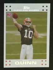 2007 Topps White Brady Quinn RC #6 of 30 Browns Notre Dame Fighting Irish