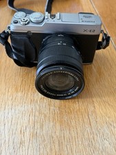 Fujifilm X-E2 Mirrorless Camera Silver/Black w/ f/3.5-5.6 Lens 16-50mm
