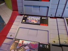 Super Nintendo SNES Game Lot Of 4 Aladdin, Lion King, Ms Pac-Man, Ken Griffey Jr