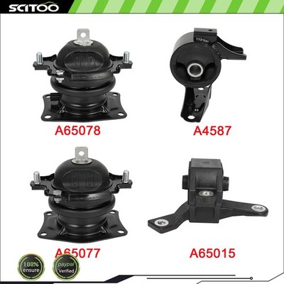 Front Rear Engine Motor & Trans Mount 4PCS Kit For 2009-2015 Honda Pilot 3.5L
