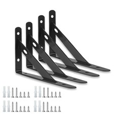 Staffe per Mensole Pesanti 150mm 4 Pezzi Staffe Triangolare Stabile Supporti R