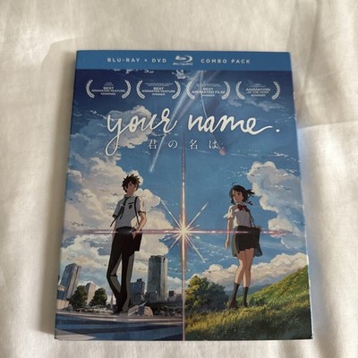 Your Name (2016) Blu Ray + DVD Combo Pack w/ Slipcover