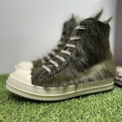 Купить rick owens pony hair kiss boots (386189141994), США