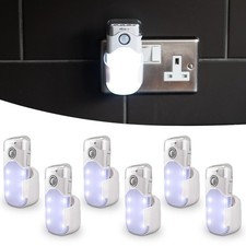 Plug-In LED Night Light Or Motion Sensor Lamp Auto Power Cut Detection Xtralite