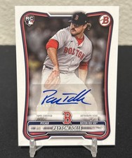 2026 Bowman Peyton Tolle Base RC Auto #PRP-PT Boston Red Sox