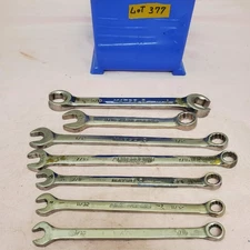 Lot of 7 Armstrong & Matco Combination Wrench Set LOT-377