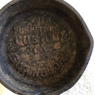 SWAINSBORO FURNITURE VINTAGE ADVERTISING CAST IRON FRYING PAN GEORGIA