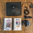 Sega Saturn MK-80000A Tested - New Save Battery - Cords, Controller, 2 Games