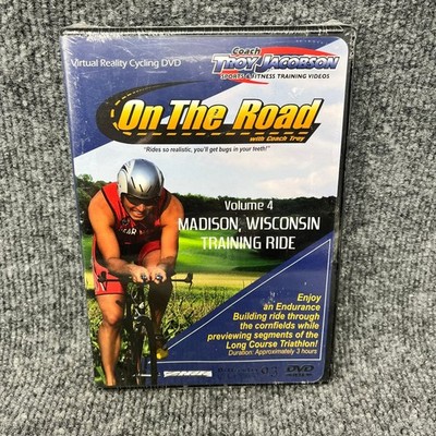 On The Road Volume 4 Madison Wisconsin Virtual Reality Cycling DVD Coach Troy