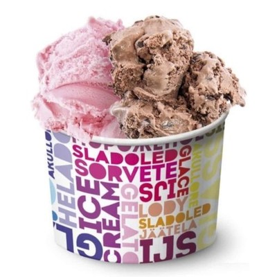 SDG Tutti Frutti Coppa Gelato Karton 155ml Multicolor 45 Stk - SDG102