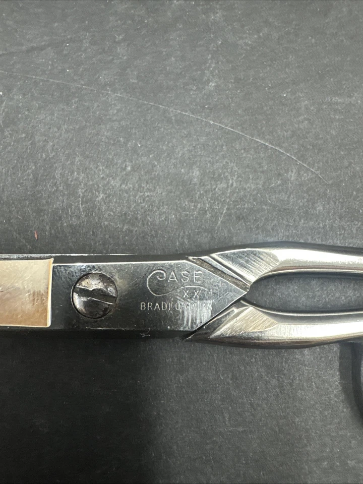 Vintage Case XX  Scissors 4813-7  Bradford, PA U.S.A. 7 inch with Leather Case - Image 4 of 4
