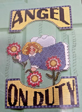 Janlynn Greeters Plastic Canvas 1404 Angel On Duty Sugarplum Express
