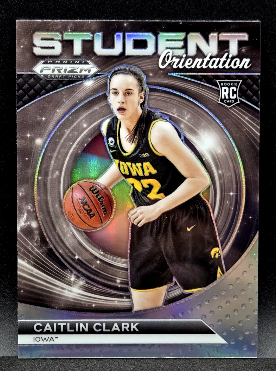2024-25 Panini Prizm Draft Picks - Student Orientation Caitlin Clark #22 Silver