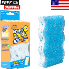 Scrub Daddy Eraser Daddy 10X Sponge Scouring Pad Polymer Foam Scrubber